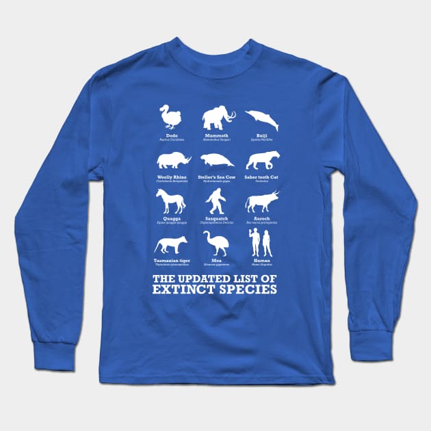 Extinct Species Update Long Sleeve T-Shirt by victorcalahan